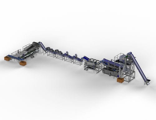 Linea di trattamento per l'industria agroalimentare - Sweere - Food Processing Equipment BV - per fagiolini