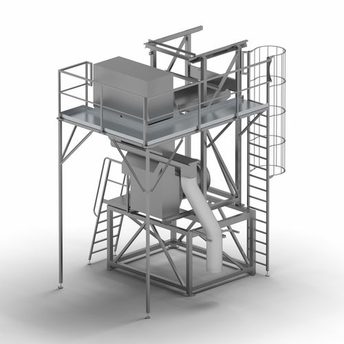 Macchina per pulizia a soffiaggio d'aria - Sweere - Food Processing Equipment BV - per l'industria agroalimentare / su misura / con trasportatore