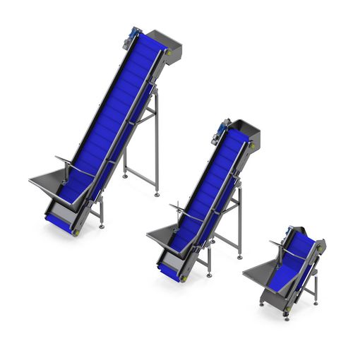 Trasportatore a nastro - Sweere - Food Processing Equipment BV - inclinato / per alimentatore / per l'industria agroalimentare