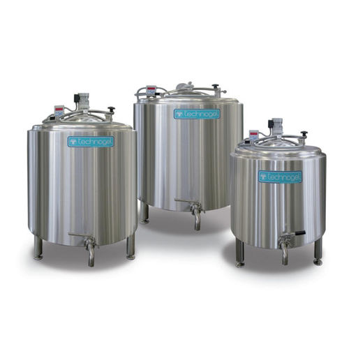 Serbatoio di stoccaggio - TM Series - Technogel S.P.A. - di gelato / in acciaio inossidabile / per la produzione di gelato