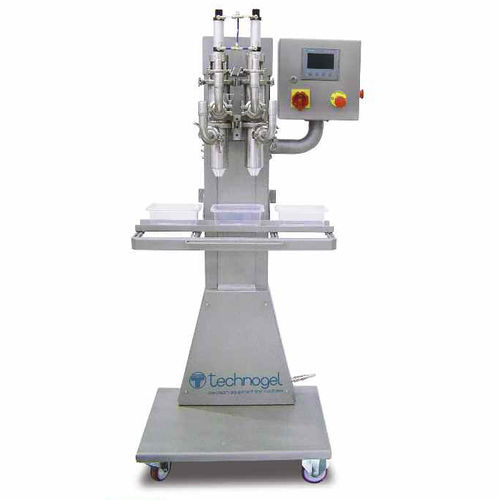 Macchina di riempimento semiautomatica - Technogel S.P.A. - per barattoli e vasetti / per vaschette / per la produzione di gelato