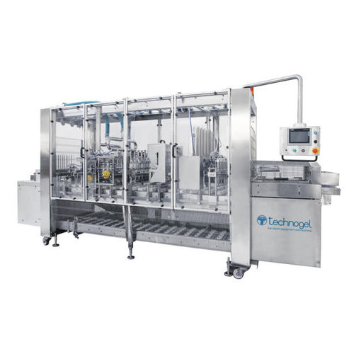 Macchina di riempimento per barattoli e vasetti - Technogel S.P.A. - per bicchieri / per vaschette / per la produzione di gelato