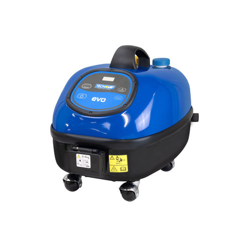 Pulitore a vapore monofase - EVO BLU DET - Tecnovap - con serbatoio / manuale / in acciaio inossidabile