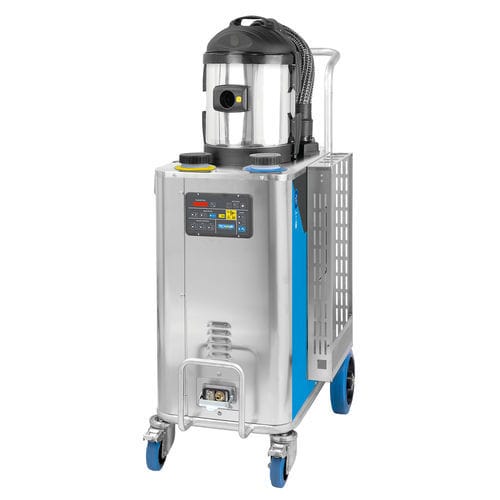 Pulitore a vapore trifase - STEAM BOX VAC PRO - Tecnovap - con serbatoio / aspirante / in acciaio inossidabile