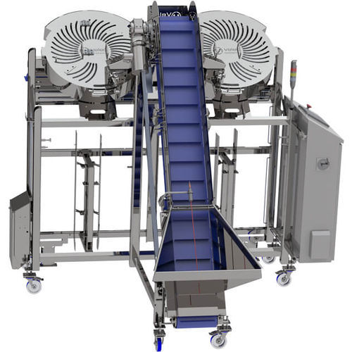 Confezionatrice inclinata - 2PA 800 - Velec Systems - flow-pack / termoformatrice / automatica