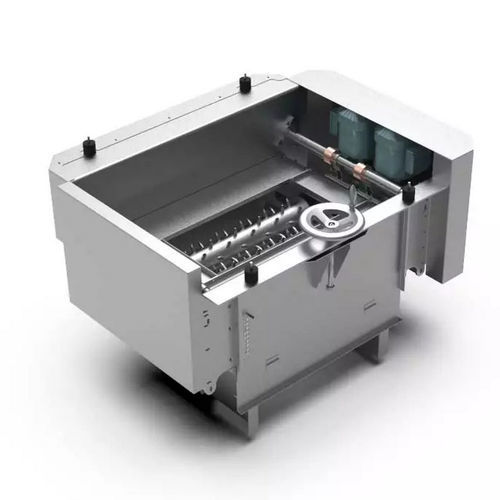 Mulino per prodotti alimentari - Constructie Bruynooghe N.V. - a due cilindri / orizzontale / in acciaio inossidabile