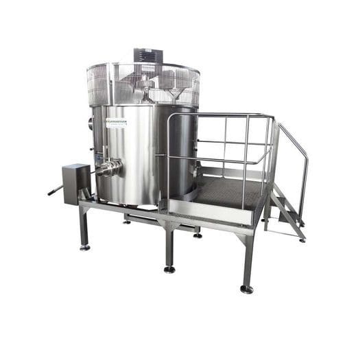 Serbatoio di trattamento - Due Ci Inox Snc - di raffreddamento / per riscaldamento / per latte