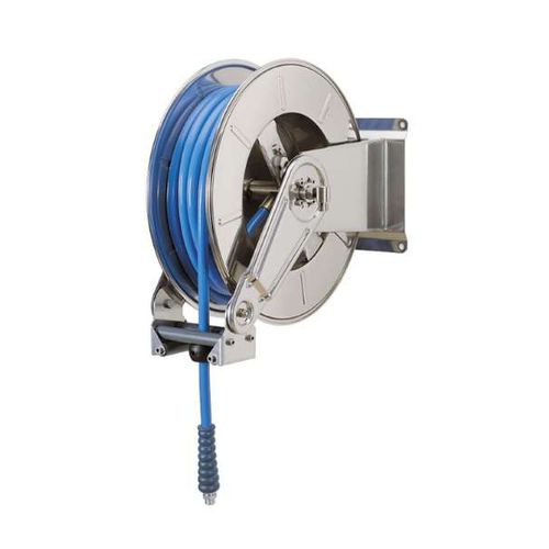 Avvolgitore di cavi - 95 series - Due Ci Inox Snc - a richiamo automatico / con montaggio a parete / 1 conduttore