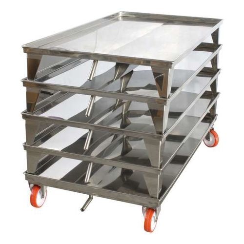 Carrello per formaggi - Due Ci Inox Snc - di stoccaggio / per movimentazione / in acciaio inossidabile