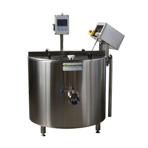 Vasca di fabbricazione per pastorizzazione - TC series - Due Ci Inox Snc - in acciaio inossidabile