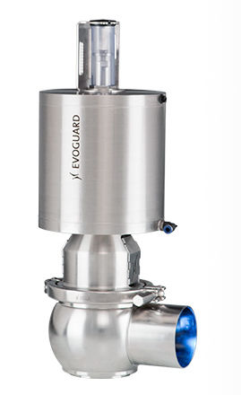 Valvola a sede - S - Evoguard GmbH - a otturatore / pneumatica / per prodotti chimici