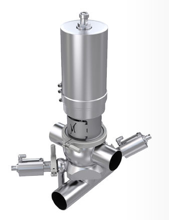 Valvola a membrana - MD - Evoguard GmbH - pneumatica / anti mescolamento / di arresto