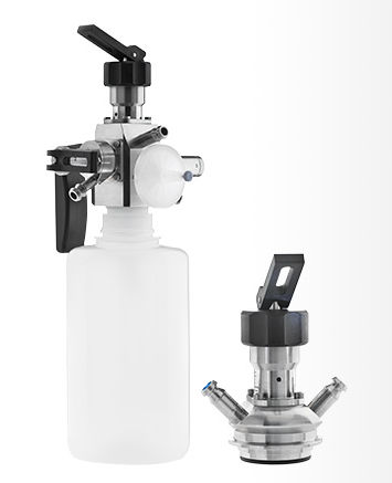 Valvola di campionamento - Evoguard GmbH - a otturatore / manuale / pneumatica