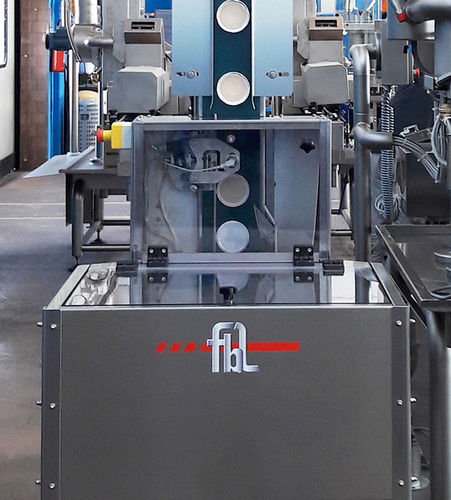 Trasportatore a nastro - AOV2 - F.B.L. Food Machinery S.r.l. - verticale / per tappi