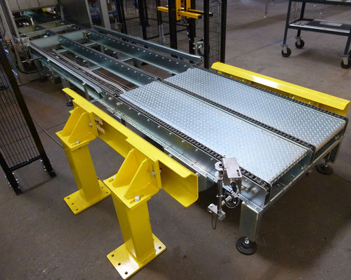 Trasportatore per pallet - FL-NT - F.B.L. Food Machinery S.r.l. - a nastro / a rulli motorizzati / a catena