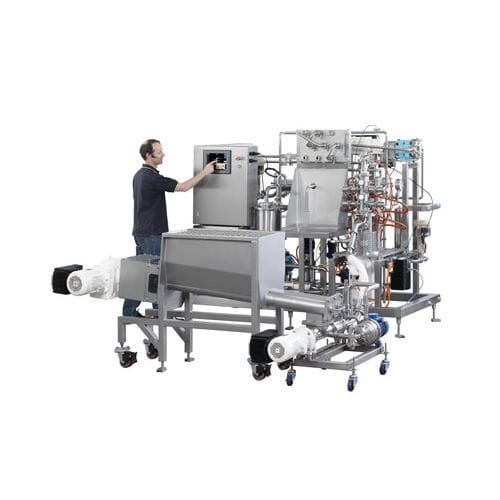 Cuocitore industriale ad iniezione di vapore - RotaTherm® PILOT - Gold Peg International Pty Ltd - continuo / per formaggi / per pasta