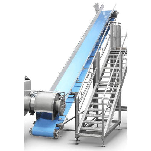 Trasportatore a nastro - Gold Peg International Pty Ltd - inclinato / per alimenti / per l'industria agroalimentare