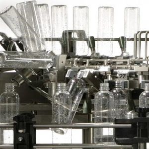 Sciacquatrice-sterilizzatrice per bottiglie - Hermis, JSC - per l'industria agroalimentare / automatica