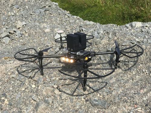 Drone quadrirotore - MineFly - CLICKMOX - a uso civile / per miniera sotterranea / di ispezione