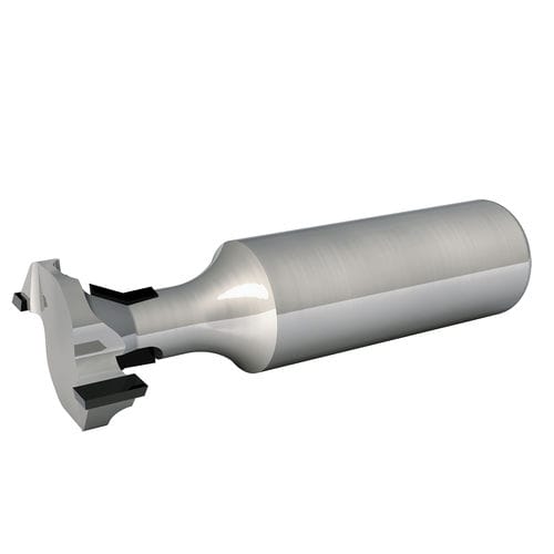 Fresa integrale -  FPS3008 series - Microtech - per scanalature a T / diamantata / per alluminio