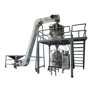 Confezionatrice con pesatrice multitesta - Mentpack - verticale / VFFS / servocomandata