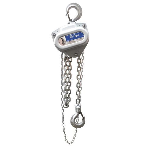 Paranco a catena manuale - SS20 - Tiger - compatto / ad altezza libera / resistente alla corrosione
