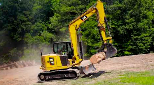 Miniescavatore - 308 CR VAB - Caterpillar Equipment - cingolato / diesel / Tier 4 finale
