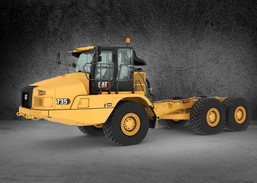 Camion da trasporto - 735 - Caterpillar Equipment - a 3 assi / con motore diesel / per cantiere