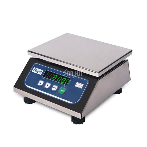 Bilancia da banco commerciale - EWS SSP 20 EFSS MINI - Sansui Electronics Private Limited - kg / con display LCD / in acciaio inossidabile