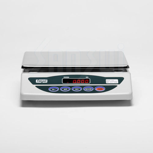 Bilancia commerciale - SSP DELUXE series - Sansui Electronics Private Limited - da banco commerciale / chilogrammo / con display LED