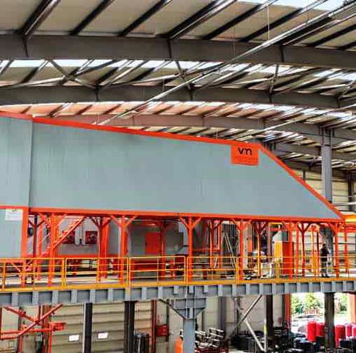 Linea di verniciatura a polvere manuale - VMAUTO - VOGAMAKINA INDUSTRIAL PLANTS COMPANY Ltd. - automatica / continua