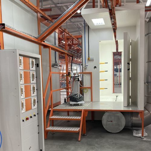 Cabina di verniciatura a polvere chiusa - VMPVC - VOGAMAKINA INDUSTRIAL PLANTS COMPANY Ltd. - per pezzi di ricambio / per applicazioni aeronautiche / per attrezzature pesanti
