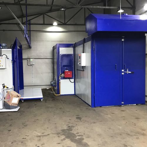 Linea di verniciatura a polvere manuale - VMMCL - VOGAMAKINA INDUSTRIAL PLANTS COMPANY Ltd.