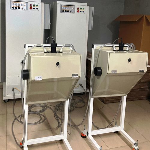 Macchina di verniciatura a polvere con pistola elettrostatica - VMCAB - VOGAMAKINA INDUSTRIAL PLANTS COMPANY Ltd. - con 2 pistole elettrostatiche / per cavo / automatica