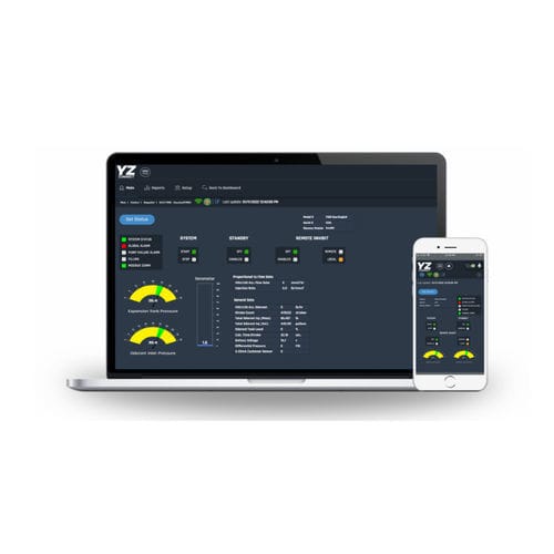 Software di supervisione - YZ Connect - YZ Systems - per l'industria del gas / in tempo reale / Androïd