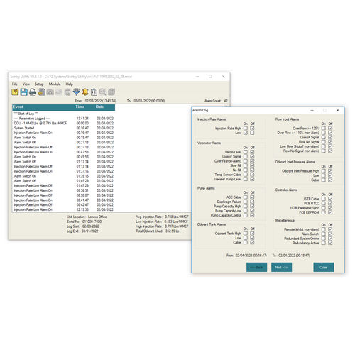 Software di supervisione - Sentry4 - YZ Systems - per l'industria del gas / in tempo reale / Windows