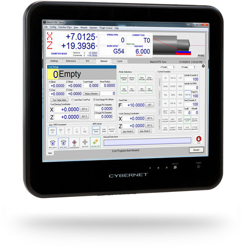 Panel PC di LCD - iPC S19 - Cybernet - con touch screen resistivo / touch screen / con schermo largo