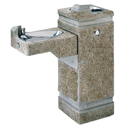 Distributore d'acqua da terra - 3150 - Haws Corporation - in acciaio inossidabile / da esterno / per rete idrica