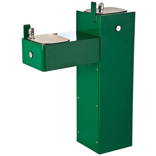 Distributore d'acqua in acciaio inossidabile - 3300 - Haws Corporation - da terra / da esterno