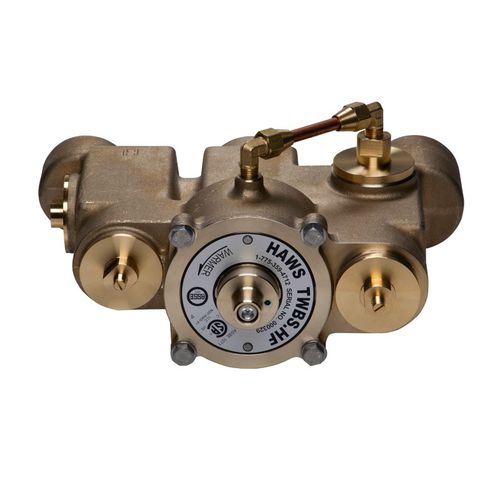 Valvola termostatica di miscelazione - TWBS.HF - Haws Corporation - di regolazione della temperatura / in ottone / per acqua