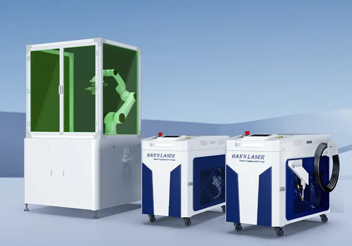 Macchina saldatrice laser a fibra - DZW PRO series - Han's Laser - laser / manuale / con rotelle