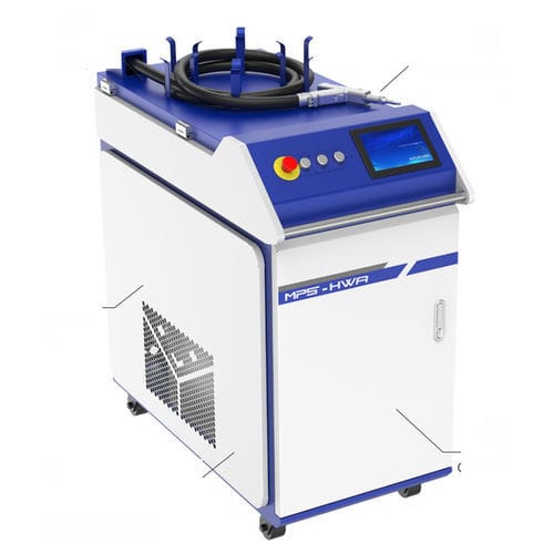 Macchina saldatrice laser a fibra - MPS-HWA series - Han's Laser - laser / manuale / in lega di alluminio