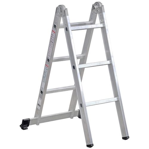 Scala da appoggio in alluminio - K  - CAGSAN  LADDERS - pieghevole / multifunzione