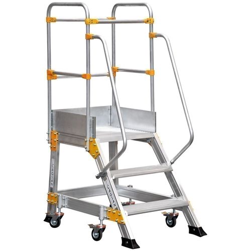 Scala da appoggio in alluminio - EP - CAGSAN  LADDERS - semplice / mobile / a piattaforma