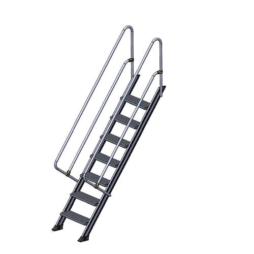 Scala da appoggio in alluminio - CAGSAN  LADDERS - semplice / per magazzino / multifunzione
