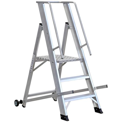 Piattaforma da lavoro - VE  - CAGSAN  LADDERS - avvolgibile / con parapetto di sicurezza