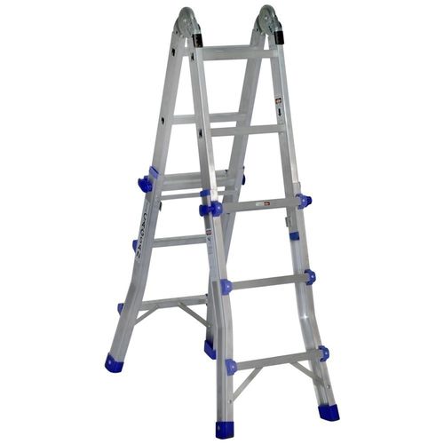Scala da appoggio in alluminio - AO93  - CAGSAN  LADDERS - pieghevole / multifunzione