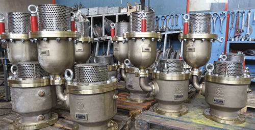 Valvola di scarico ad aria - F. Nencini Srl - per vuoto / per circuito d'acqua / con flangia