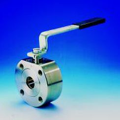 Valvola wafer - 117/118 FB - THERMOMESS S.r.l. - a sfera / manuale / a leva