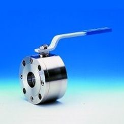 Valvola wafer - 190 FB - THERMOMESS S.r.l. - a sfera / manuale / pneumatica